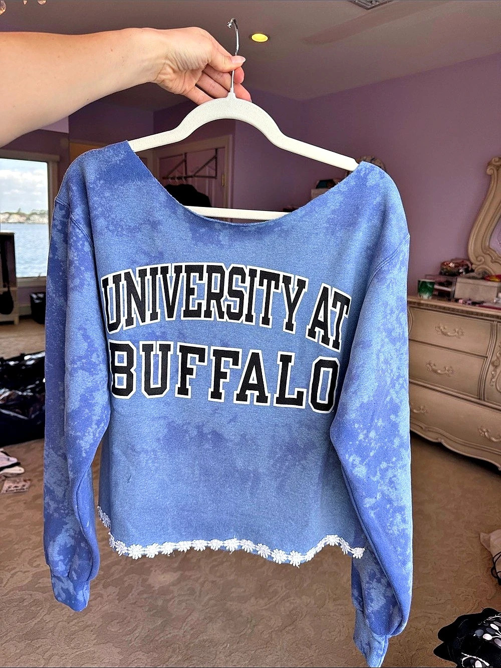 JoJoBands University at Buffalo Blue Long Sleeve Top